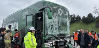 Konyaspor U19 Takımı, İstanbul'da kaza yaptı! Yaralılar var
