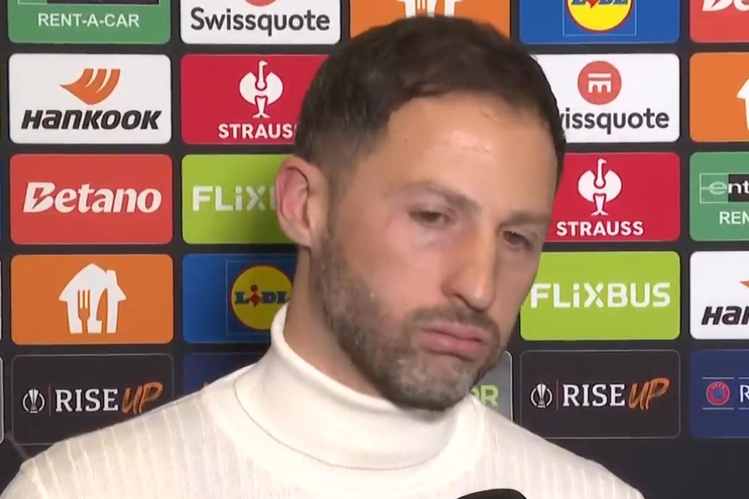 Domenico Tedesco’dan öz eleştiri: Kötü bir maç çıkardık