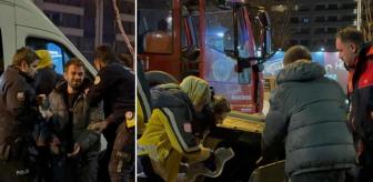 Feci kazada insanlık dersi! Takla atan araçtan çıktı ama gitmedi