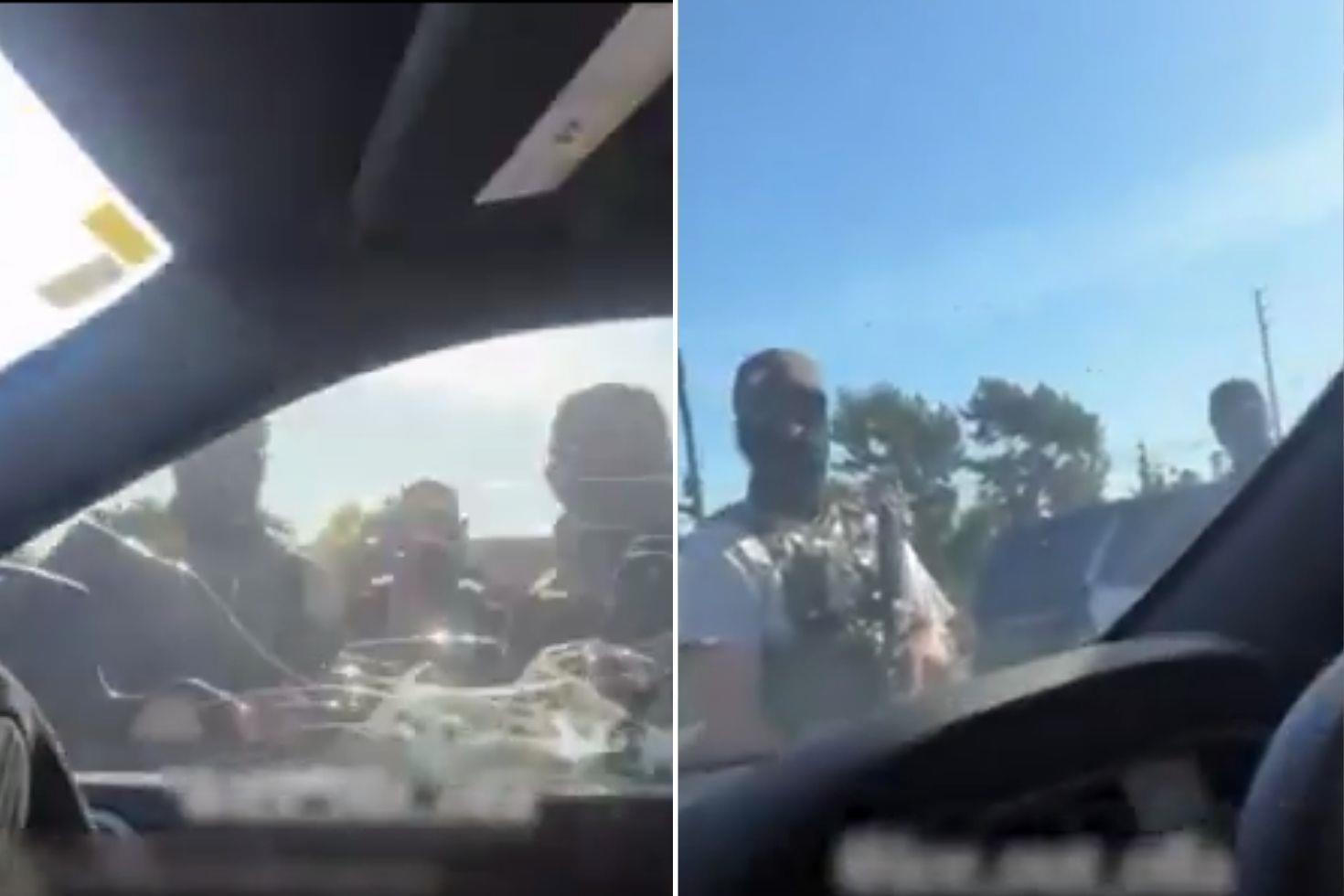 ABD’de şiddet bitmiyor Arabanın camını kırarak gözaltına aldılar