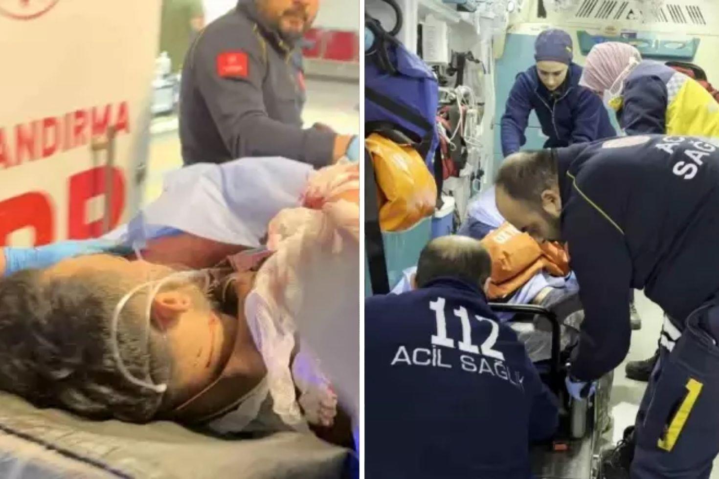 Birlikte yaşadığı kadına sinirlenip cama yumruk attı Hastanelik oldu