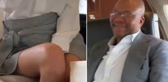 Görüntü sapık milyarderin özel uçağından! Kafaları karıştıran detay