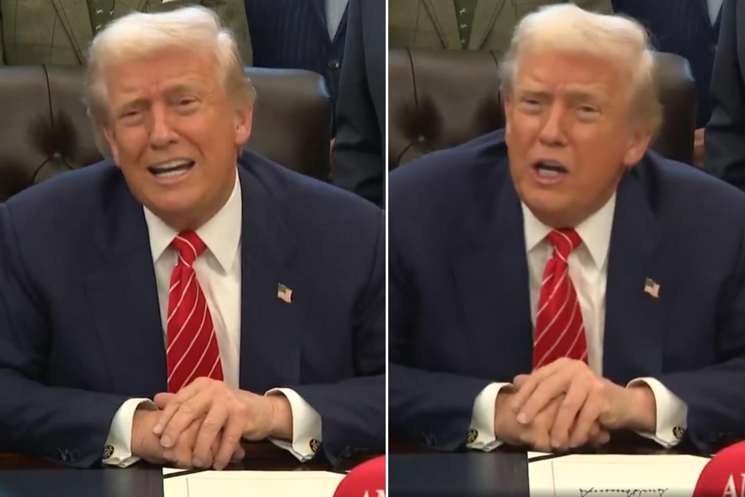 Trump’ı küplere bindiren soru: Sen en kötü muhabirsin