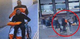 Adliyeye silahı böyle sokmuş! Tekerlekli sandalyeye düzenek kurmuş