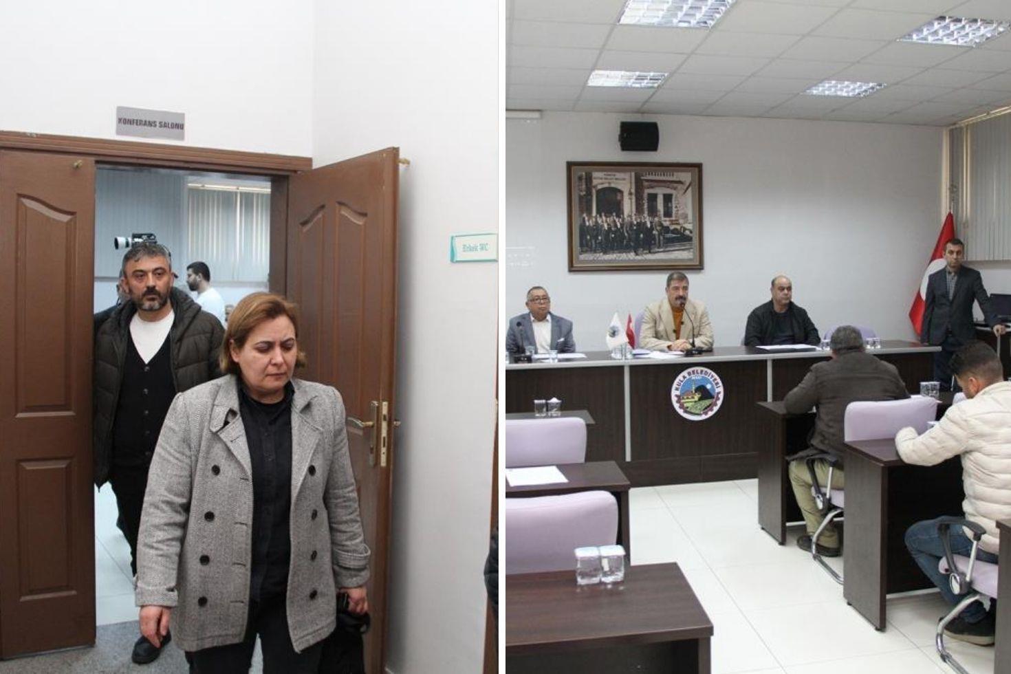 Başkan geç kalınca gerginlik çıktı Meclis üyeleri toplantıyı terk etti