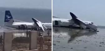 Büyük panik! Yolcu uçağı okyanusa acil iniş yaptı