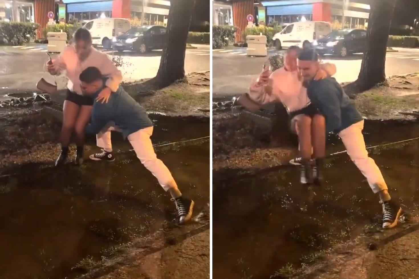 Görüntü Ankara’dan Kız arkadaşına centilmenlik yapmak isterken hiç beklemediği bir şey oldu