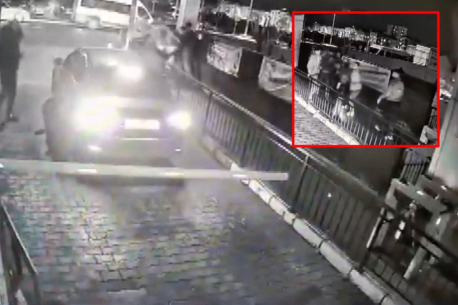 Polis memuru ile eşini sokak ortasında darbettiler