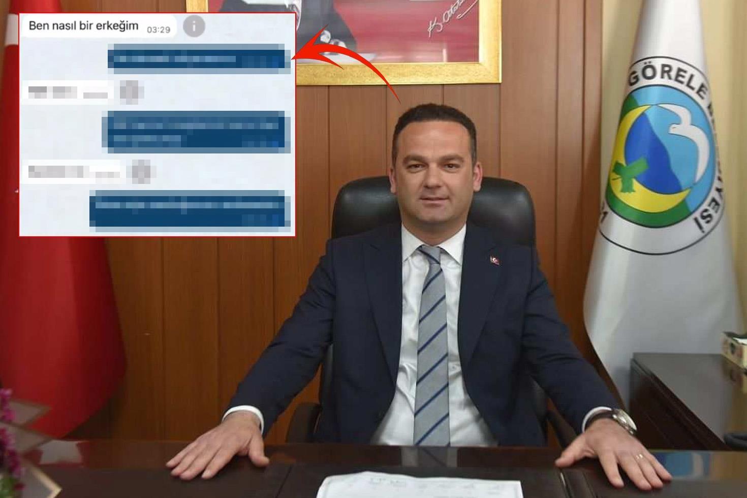 Tacizden tutuklanan belediye başkanının başını yakan mesajlar