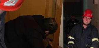 Ev sahibinin şüphesi ekipleri alarma geçirdi, gerçek bambaşka çıktı