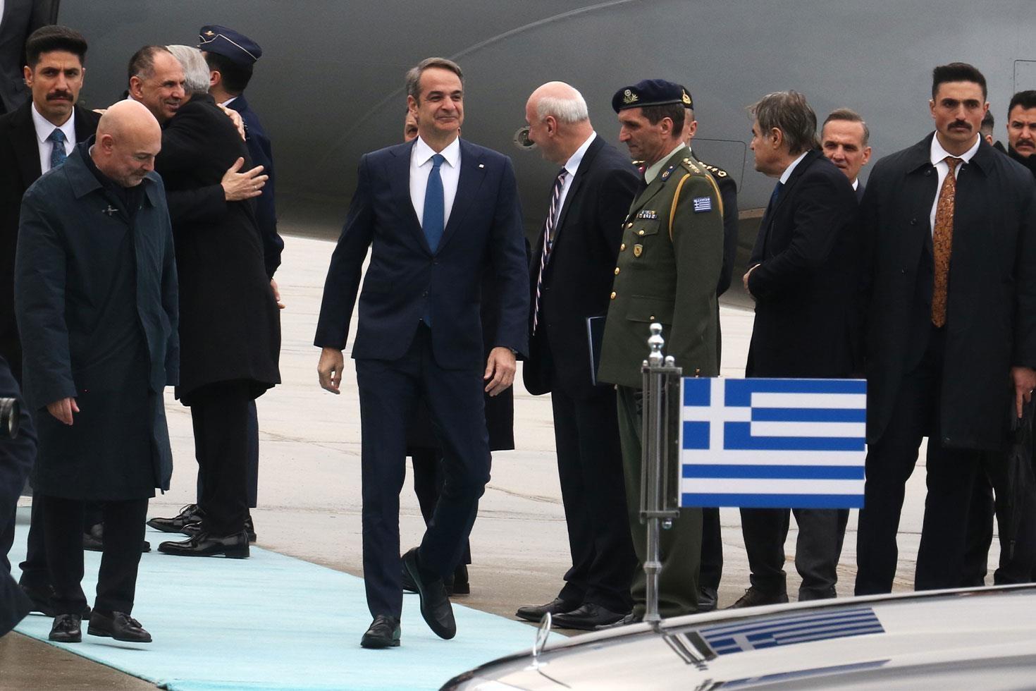 Yunanistan Başbakanı Miçotakis, Cumhurbaşkanı Erdoğan ile görüşmek üzere Ankara’da