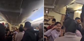 Tuvaletten kötü kokular yayılınca uçak kalkış noktasına geri döndü