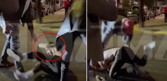 Olay görüntü! Ünlü oyuncu çıkan kavgada ağır şekilde darbedildi