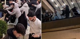 Kafeyi savaş alanına çeviren kavga! Kahve içip böyle izlediler