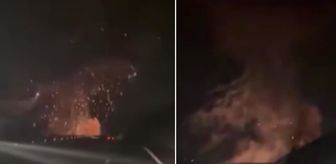 F-16'nın düşme anı! Görüntüye sürücünün sorusu damga vurdu