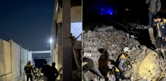 Füze parçaları Şam'a düştü! Yaralılar var