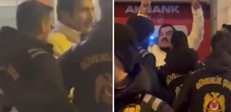 Ünlü oyuncu 8 Mart yürüyüşünde! Polis anında müdahale etti