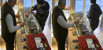Müşteri gibi geldi, saniyeler içinde alıp kayıplara karıştı