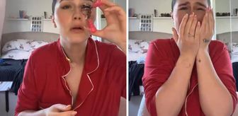 Makyaj videosu çekerken kabusu yaşadı! Hüngür hüngür ağladı