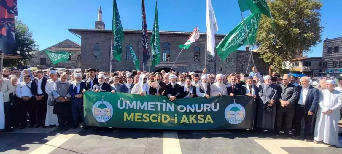 Diyarbakır'da Filistin İçin Destek Gösterisi