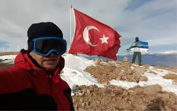 2 Bin 812 Metrelik Kösedağ'da 'Kudüs' Protestosu