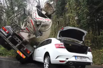 Beton Mikseri Devrildi, Faciadan Dönüldü