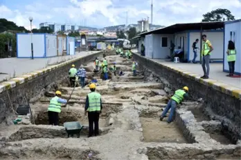 İşte Haydarpaşa'da Çıkan Tarihi Kalıntılar