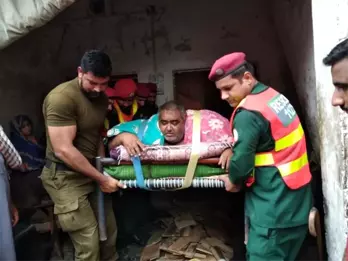 300 kiloluk obez adam askeri helikopterle hastaneye kaldırıldı