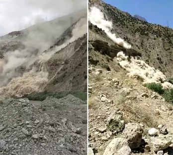 Toprak Kayması Böyle Görüntülendi