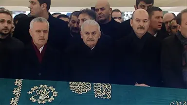 Cenaze Törenine Başbakan Yıldırım da Katıldı