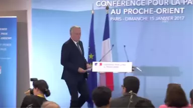 Paris'te Ortadoğu Barış Konferansı - Fransa Dışişleri Bakanı Ayrault