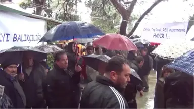 Karaburun'da Balık Çiftliği Protestosu