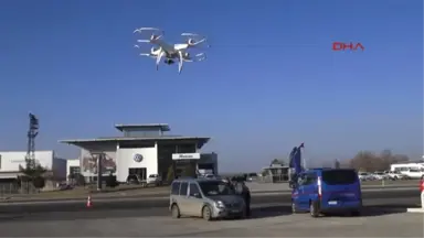 Edirne Jandarmadan 'Drone' Ile Havadan Denetim