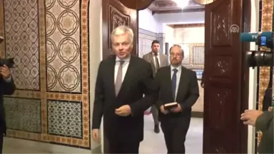 Belçika Dışişleri Bakanı Didier Reynders, Tunus'ta