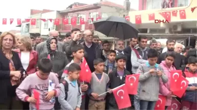 Bursa Uyuşturucuya Savaş Açan Muhtar Miting Düzenledi