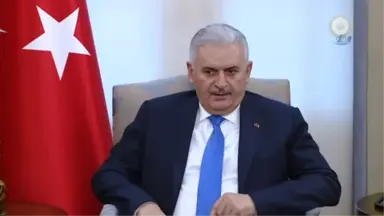 Başbakan Yıldırım, Irak Su Kaynakları Bakanı Hasan El Cenabi'yi Kabul Etti