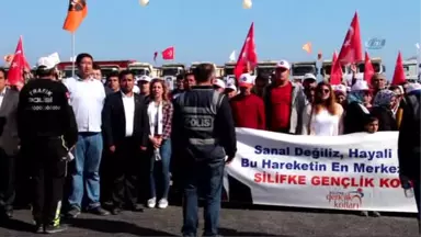 Bakanlar Arslan ve Elvan, Büyükeceli'de Tünel Açılışı Yaptı