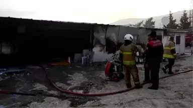 Koruncuk Vakfı'na Ait Urla Çocuk Evi Şantiyesinde Yangın Çıktı