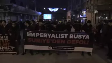 Esed Rejiminin Kimyasal Saldırıları Protesto Edildi