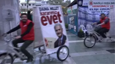 Evet' Bisikletleri Nazilli Sokaklarında