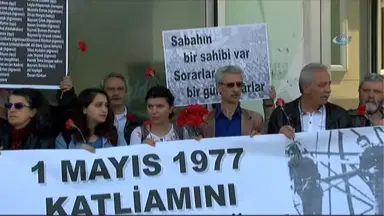 1 Mayıs 1977'de Hayatını Kaybedenler Kazancı Yokuşunda Anıldı