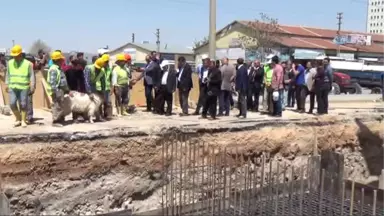 Karaman'da Sanayi Köprülü Kavşağının Temeli Atıldı