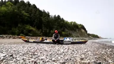 Sigara ve Uyuşturucuya Karşı Kano Ile Karadeniz'e Açıldı