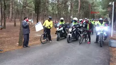 Burdur Korunan Alanlara Bisiklet Yolculuğu Başladı