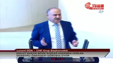 Adalet Bakanı Bekir Bozdağ Hakkında Verilen Gensoru Tartışmaları