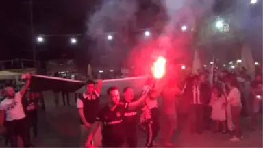 Beşiktaş'ın Şampiyonluğu Kutlanıyor