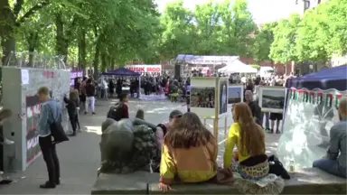 Israil Işgali Danimarka'da Müzikle Protesto Edildi