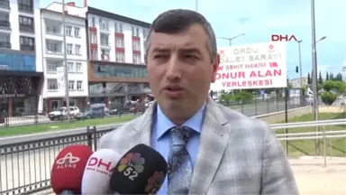 Ordu Şehit Hakimin Annesi Oğlunun Adını Adalet Sarayı Yerleşkesinde Görünce Ağladı