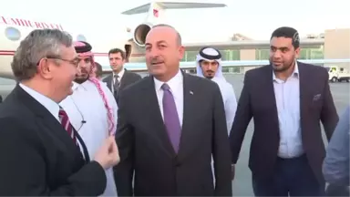 Çavuşoğlu ve Zeybekci, Katar'a Geldi