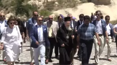 Fener Rum Patriği Bartholomeos Nevşehir'de